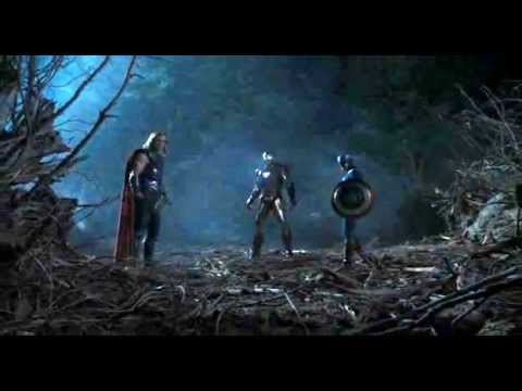 The Avengers - Thor&#039;s Hammer Hits Captain America&#039;s Shield