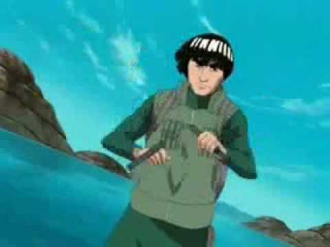 Maito Gai Manipulando Nunchaku