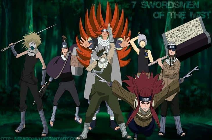 Featured image of post Seven Swordsmen Of The Mist Names Kushimaru was the member of the seven ninja swordsmen who wielded the sword nuibari